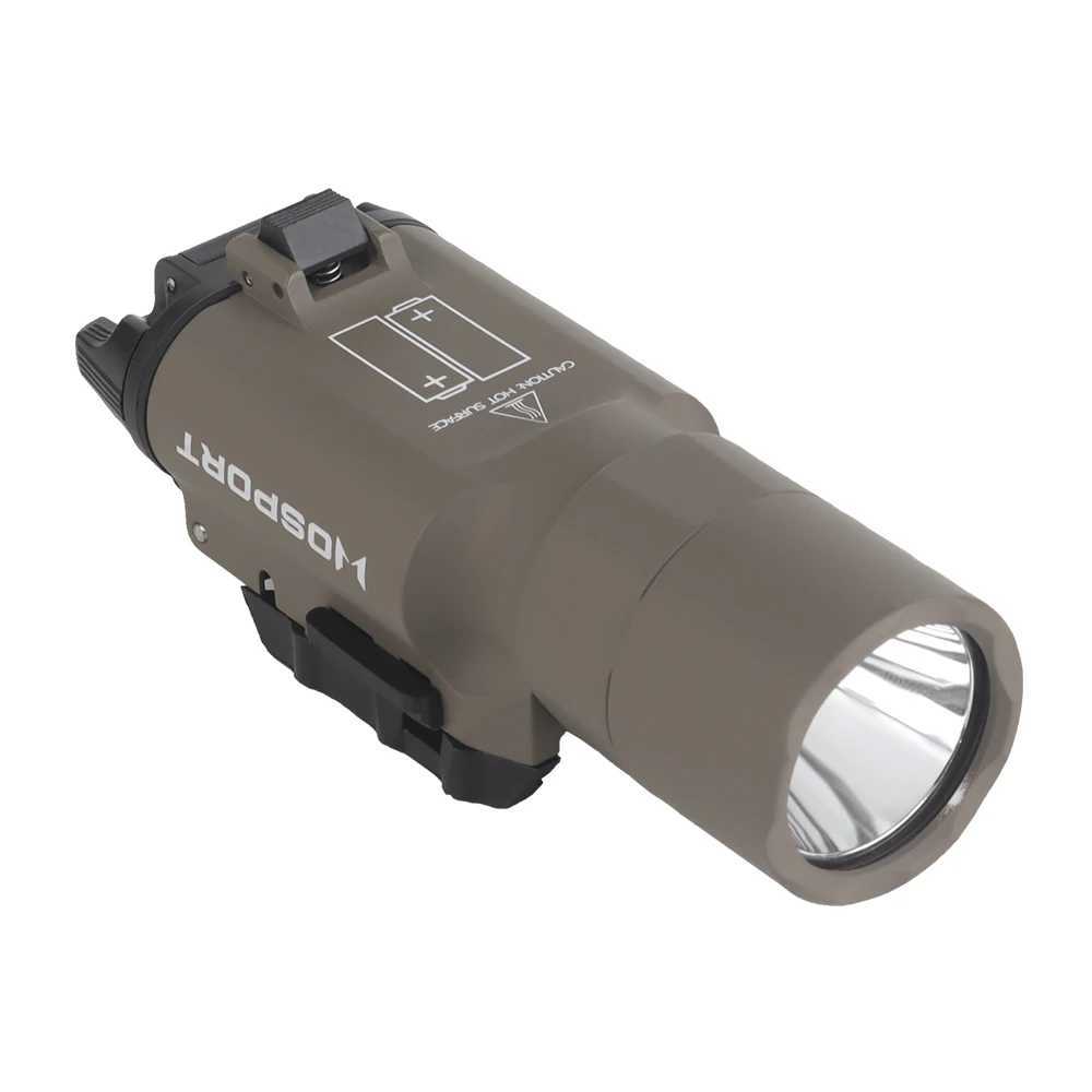 Tactical Surefir Style X300U X300 Ultra X300U-A Hand Gunner Flashlight Airgun Helmet Light Weapon Flashlight Flash 800 Lumens X2503211