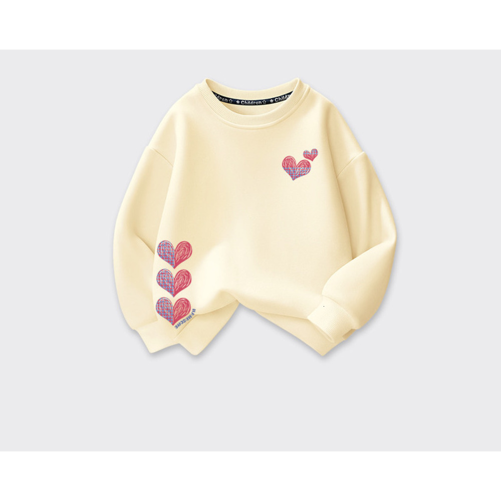 Ddmyshoesvip Girls Hoodie New Style Girls Base Shirt Mid Size Spring And Autumn Outerwear Casual Children S Clothing