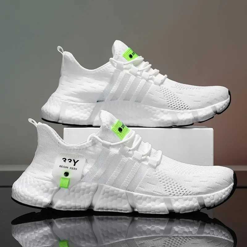 New high-quality sports shoes for men in warm summer breathable and fashionable lightweight running tennis shoes comfortable and casual shoes large si
