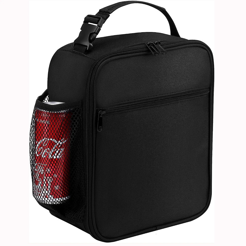Men Women Insulated Portable Reusable Thermal Lunch Box Cooler Tote Lunch Bag for School Office Keep Food Fresh Warm or Cold 250319