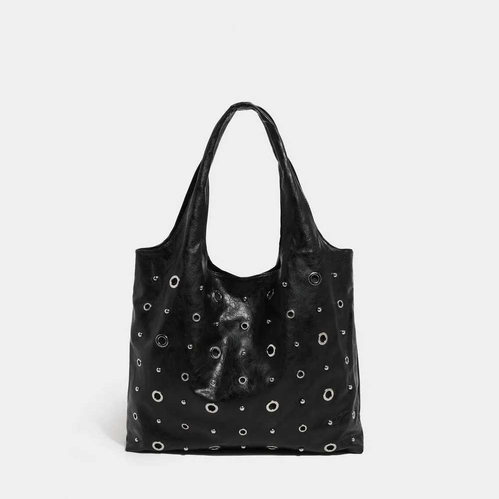 Customized womens luxury designer handbag wallet 2025 new PU oil wax large capacity armpit shoulder Y250320
