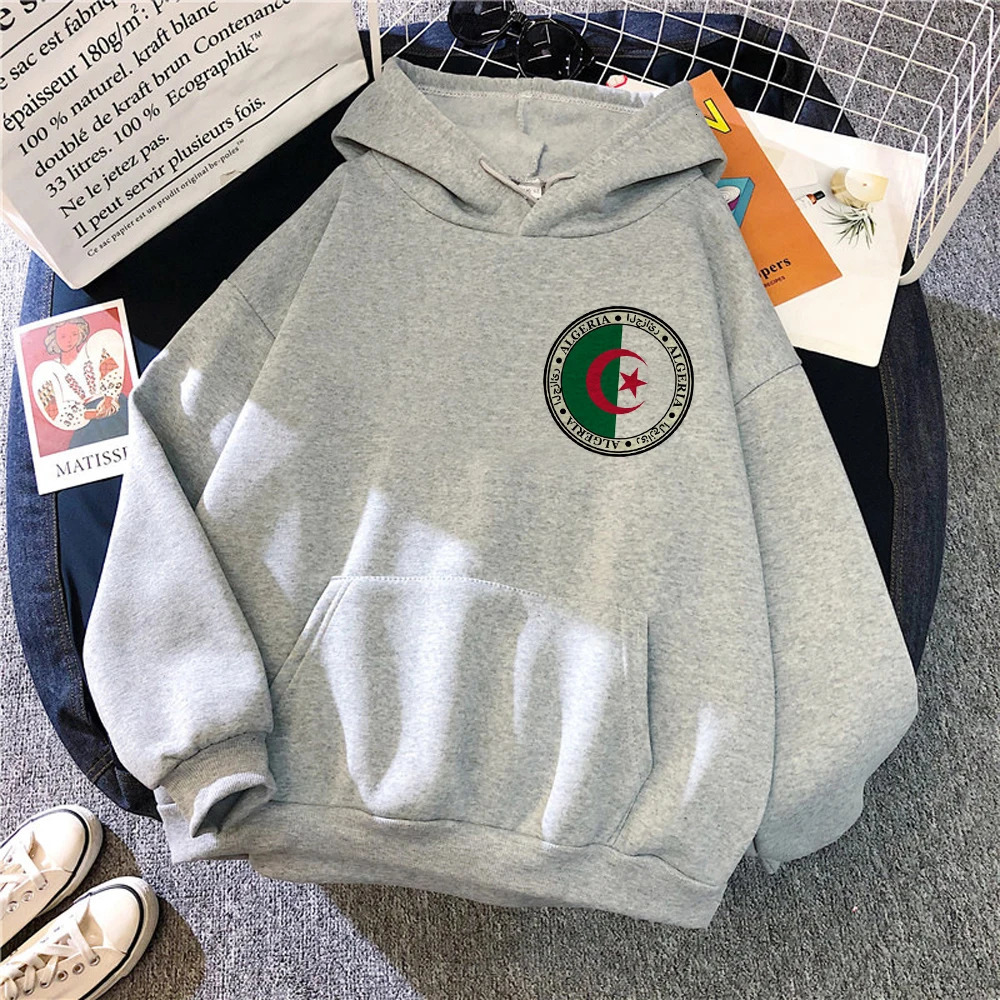 Algeria hoodies women vintage japanese sweat y2k gothic sweater tracksuit women anime sweatshirts 250320