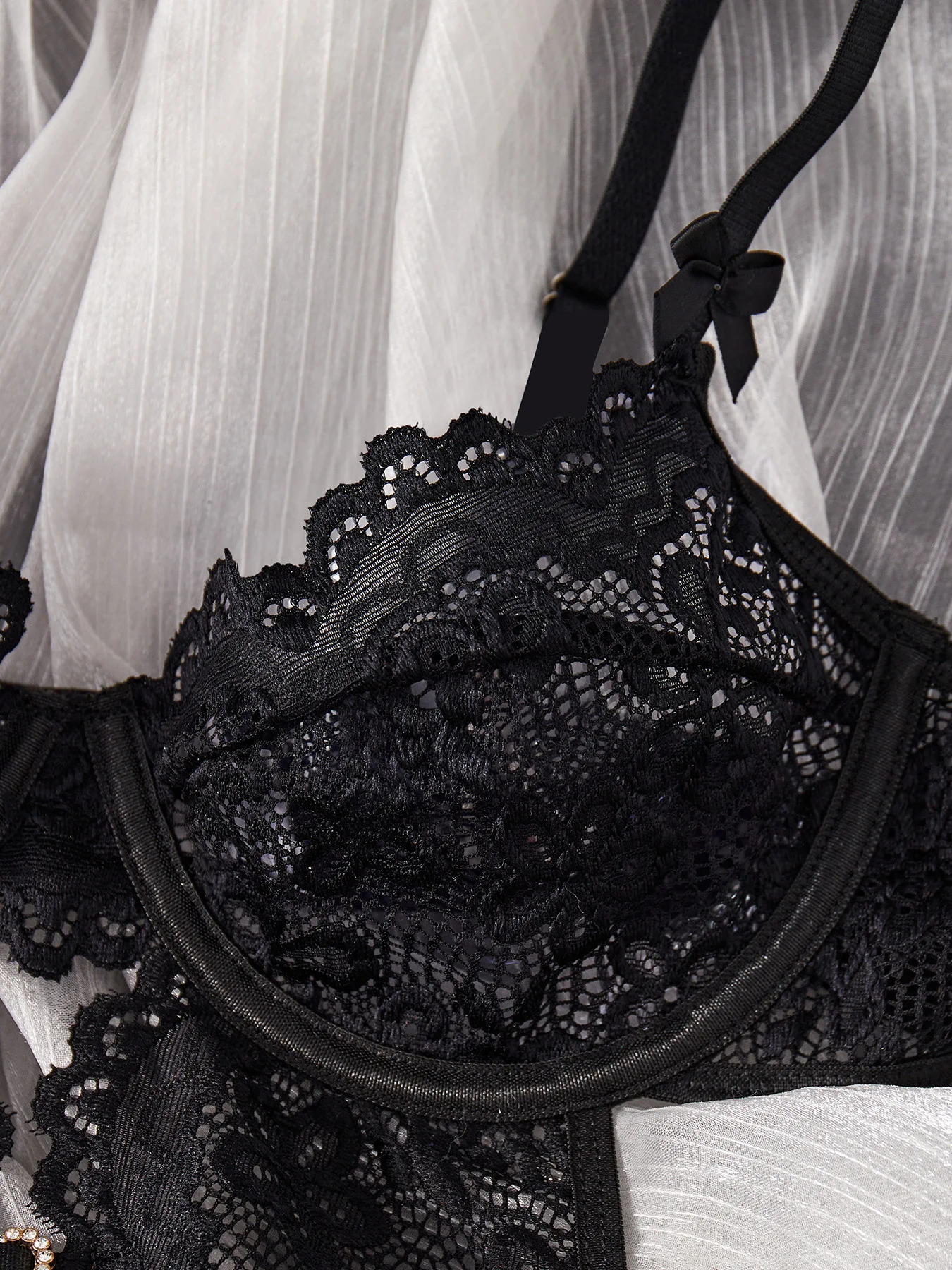 Sexy Set Open Bodysuit Underwear For Women Lace Perspective Night Skirt Sex Costumes Erotic Lingerie Corsets bra and panty set 250320