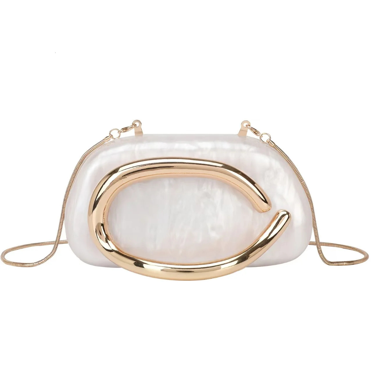 European womens dinner bag single shoulder cross shaped shell acrylic elegant fashion wedding clutch 250317