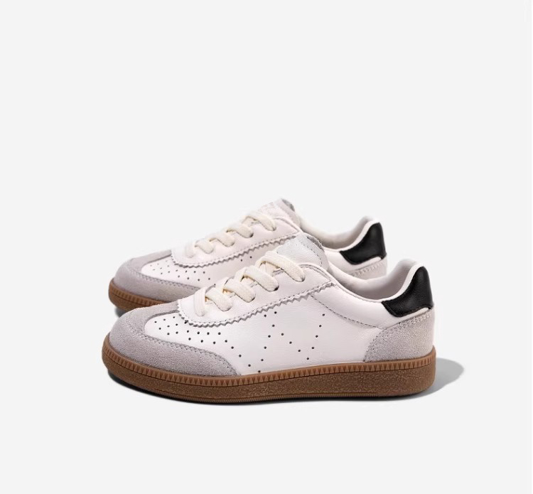 Ariaca Spring Casual De Training Shoes Cowhide Board Shoes Men's and Children's Casual Sneakers