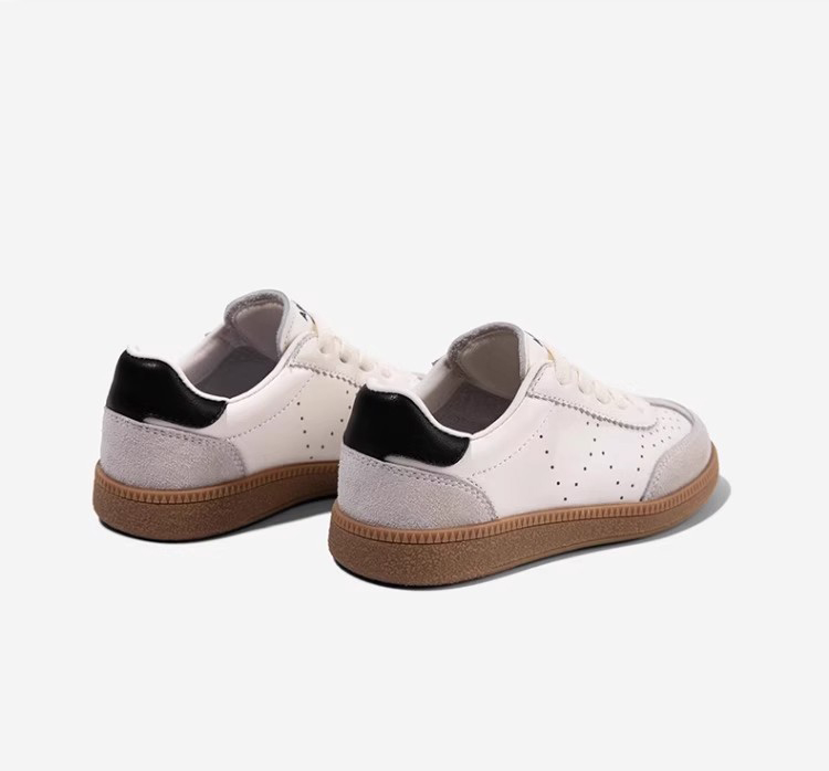 Ariaca Spring Casual De Training Shoes Cowhide Board Shoes Men's and Children's Casual Sneakers
