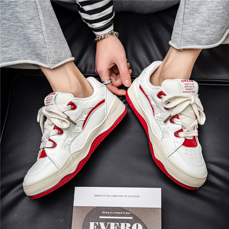 2025 Designer fashionable casual shoes Popular Bread Shoes Spring New Collection Thick soled Men's Board Shoes Summer Shoes Men's Trendy Sho