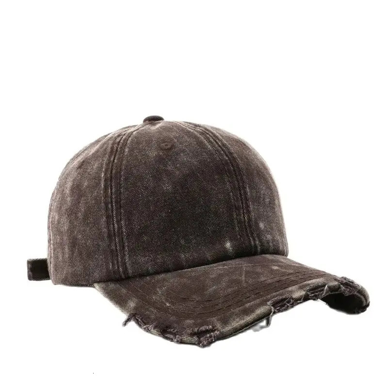 Tie-Dyed Japan Yabi Washed Denim Cotton Baseball Cap Men Women Bone Soft Material Y2K Dad Hat Trucker Caps Gorras 250320