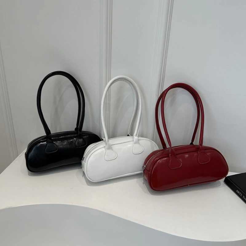 Advanced Sense Retro Pu Zipper Womens Shoulder Bag Trend 2024 Light Luxury Hot Selling Womens New Bolsas Femininas Y250320
