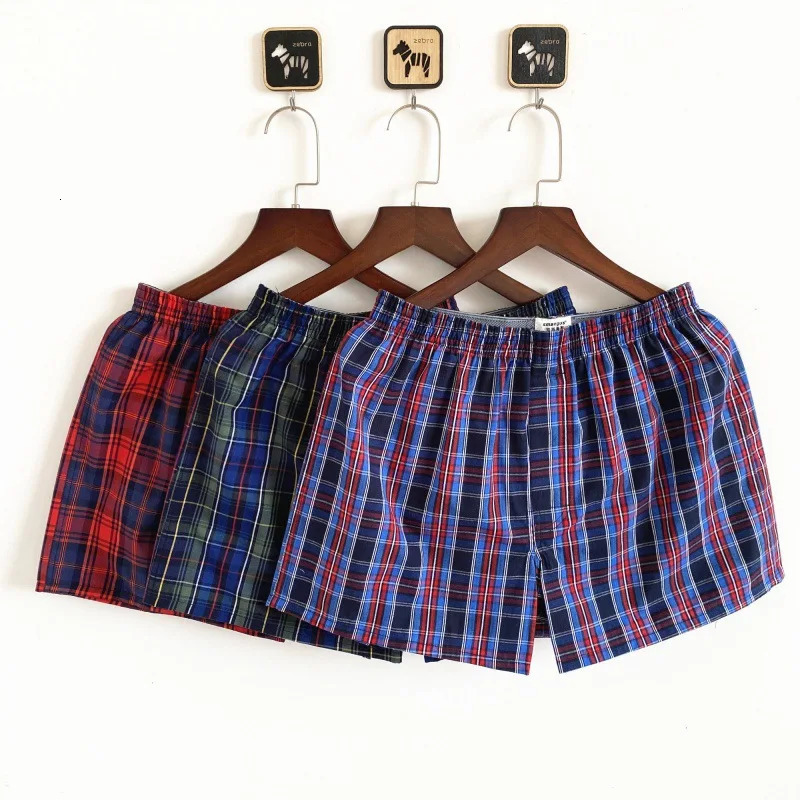 310PCS Mens Underwear Boxers Large Size Shorts Cotton Aro Pants Pajama Sleeping Soft Pure Boxer y250320