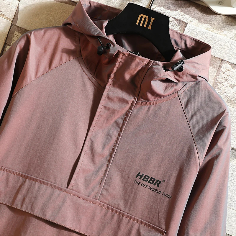 Autumn Fashion Trends Advanced Handsome Hooded Coat Jacket Casual Versatile Streetwear Hip Hop Mens Outwear M-5XL 250320