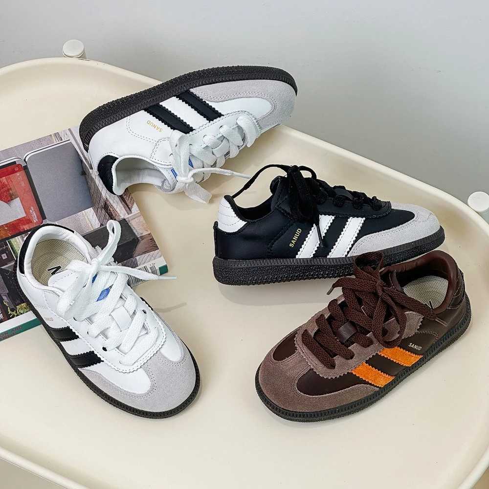 New childrens sports shoes 2024 childrens fashion shoes for girls tennis shoes white tennis shoes for boysT250321