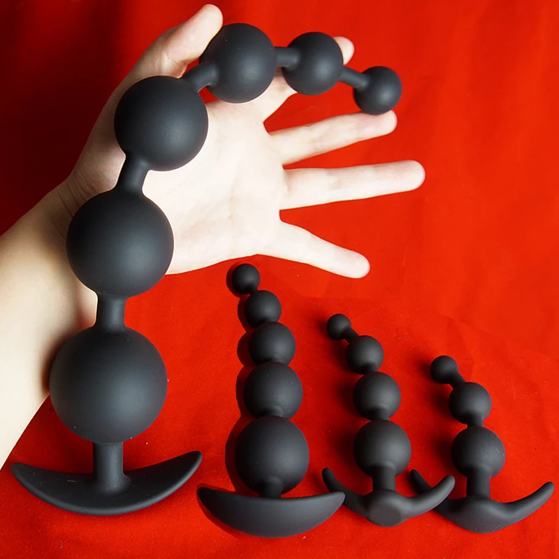 Silicone Anal Beads DilatorBig Annals BallsLong Ass Anus But Butt PlugAnalplug Buttplug ButplugAnalsex Prostate Sex Toys 250320