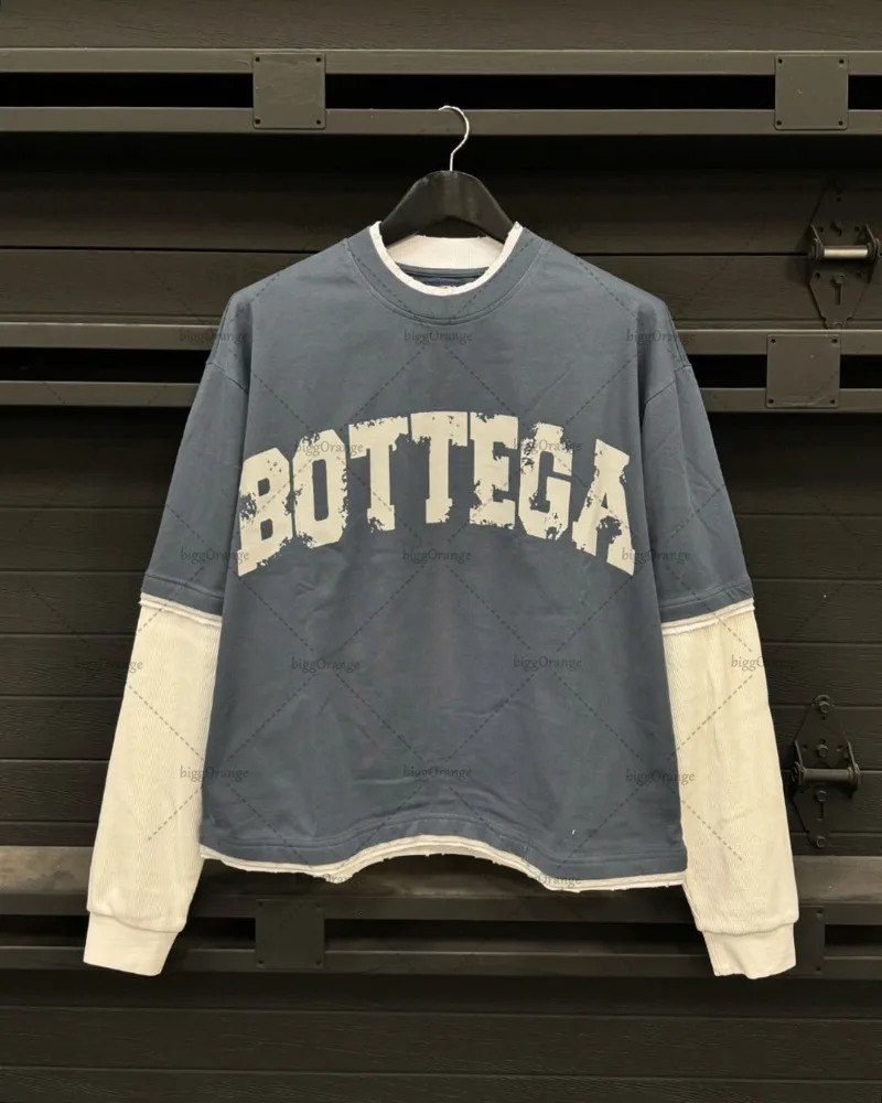 High Street Trendy casual clothing American Y2K Harajuku loose classic long sleeved Tshirt retro fashion top for men 250312