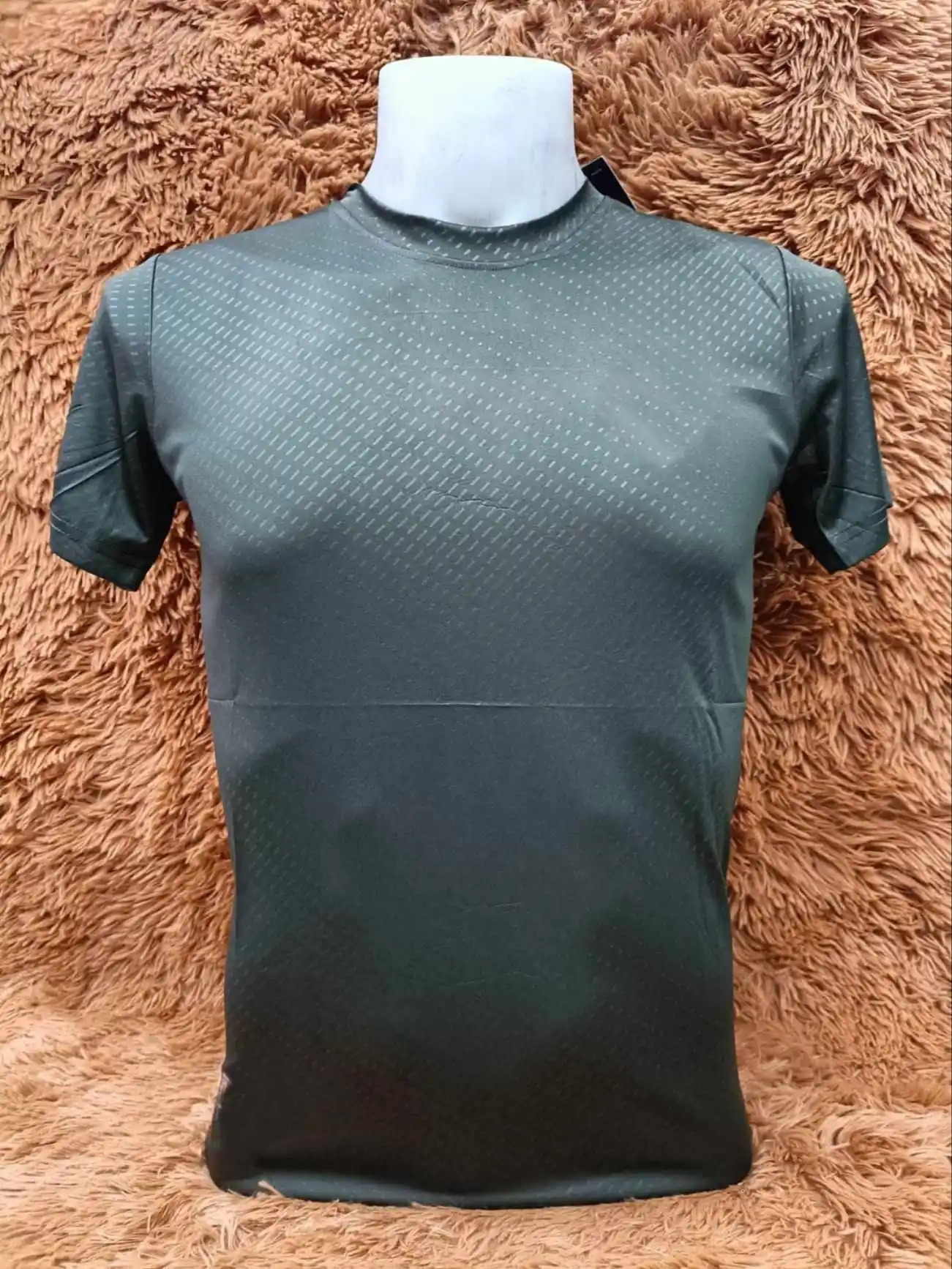 Summer mens Tshirt running sports zipper 3D printing staff collar breathable fast drying short sleeved shirt top 250312
