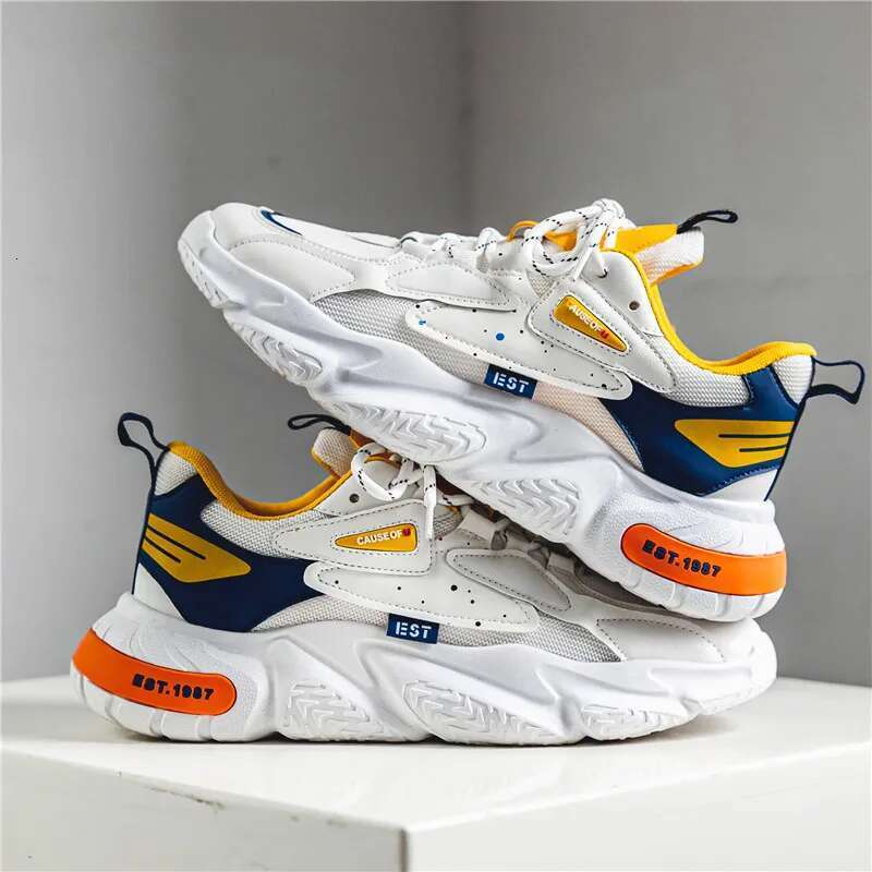 2025 Fashion and Comfortable Mesh Outsole Summer Hot Sale Mens Casual Shoes Thick Bottom Breathable Sneaker