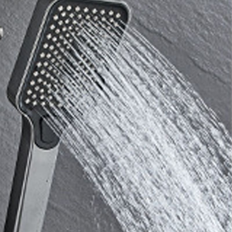 Innovative Modern Gunmetal Grey Wet Room Shower System with Touch Screen Controls