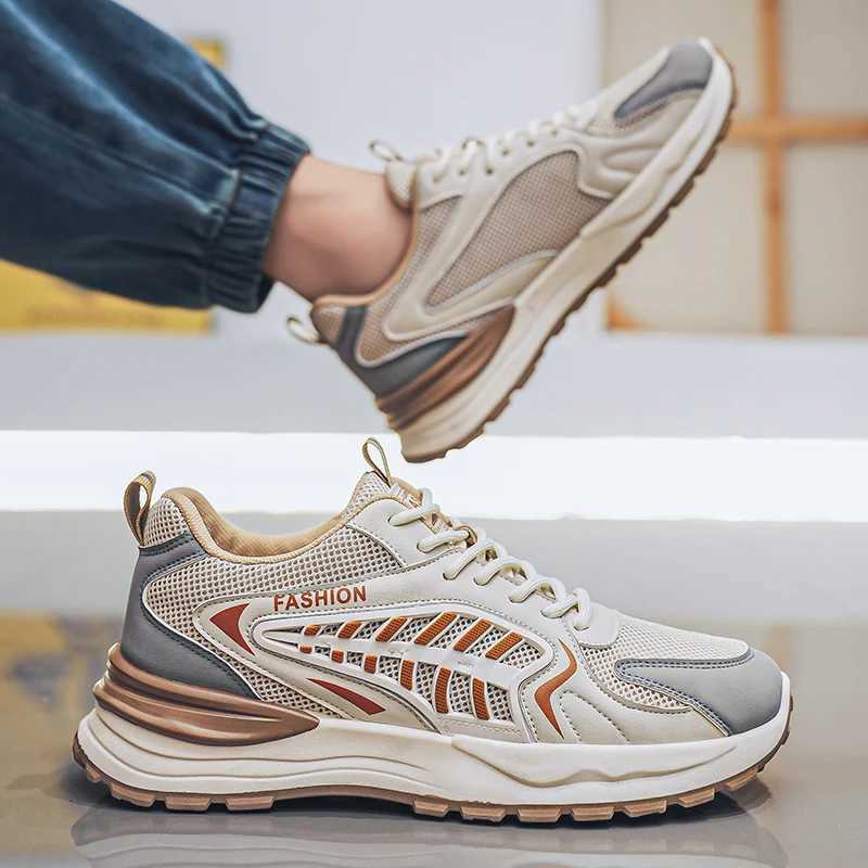 2025 Fashion Mens Sports Shoes Mesh Casual Shoes Lac up Mens Shoes Lightweight Vcanize Shoes Walking Sports Shoes Zapatillas Hbre Y250320