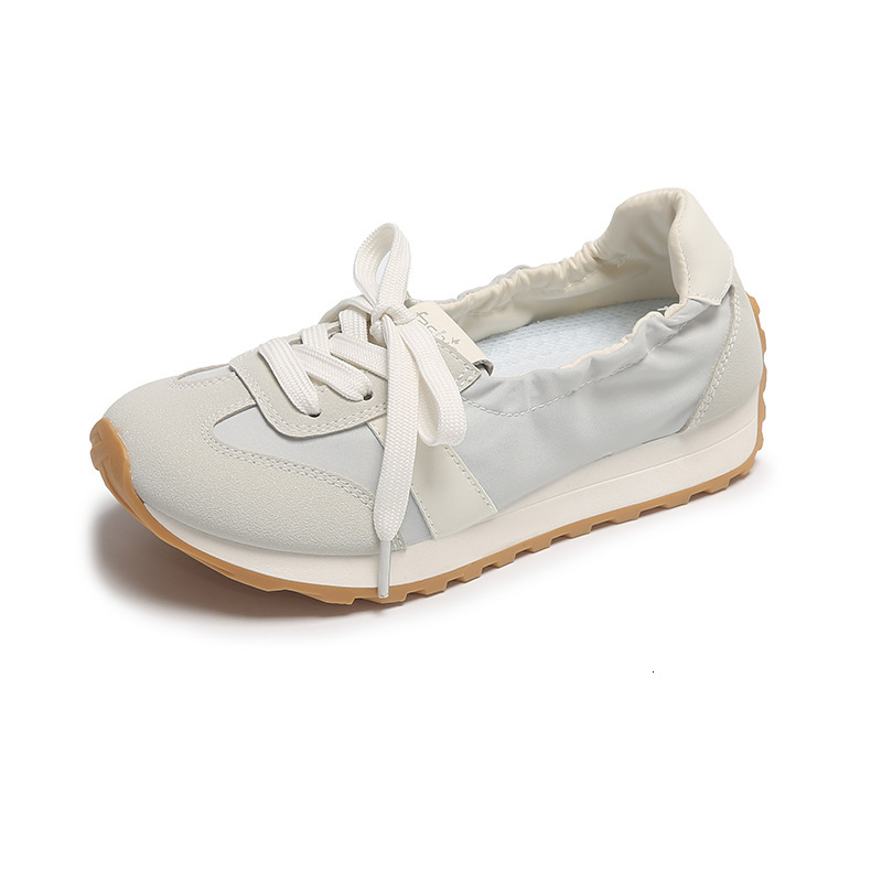 Forrest Gump Women's 2025 New Ballet Training with Straps, Versatile, Lightweight, Breathable, Sports White Shoes, Single Shoes