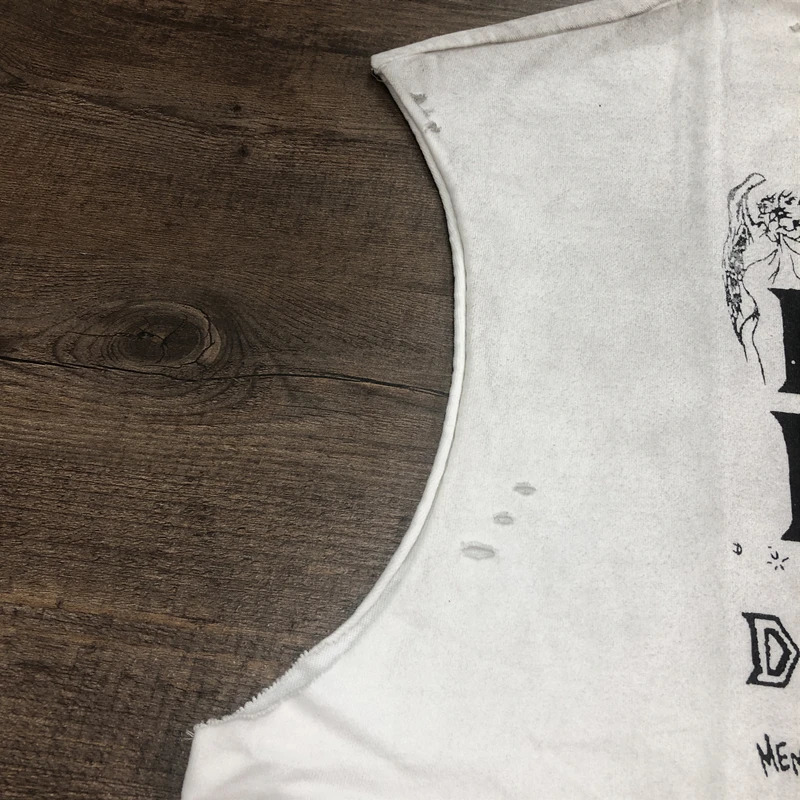 Frog Drift American Style Quality Street Clothing Retro Clothing Loose Large Print Eye Top Mens Summer Tank Top 250318