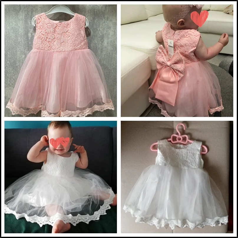 Infant Dress Girl 1st Birthday Dresses for Baby Girl Toddler Kid Year Gown Winter Warm Evening Party Costume for Babies R250424