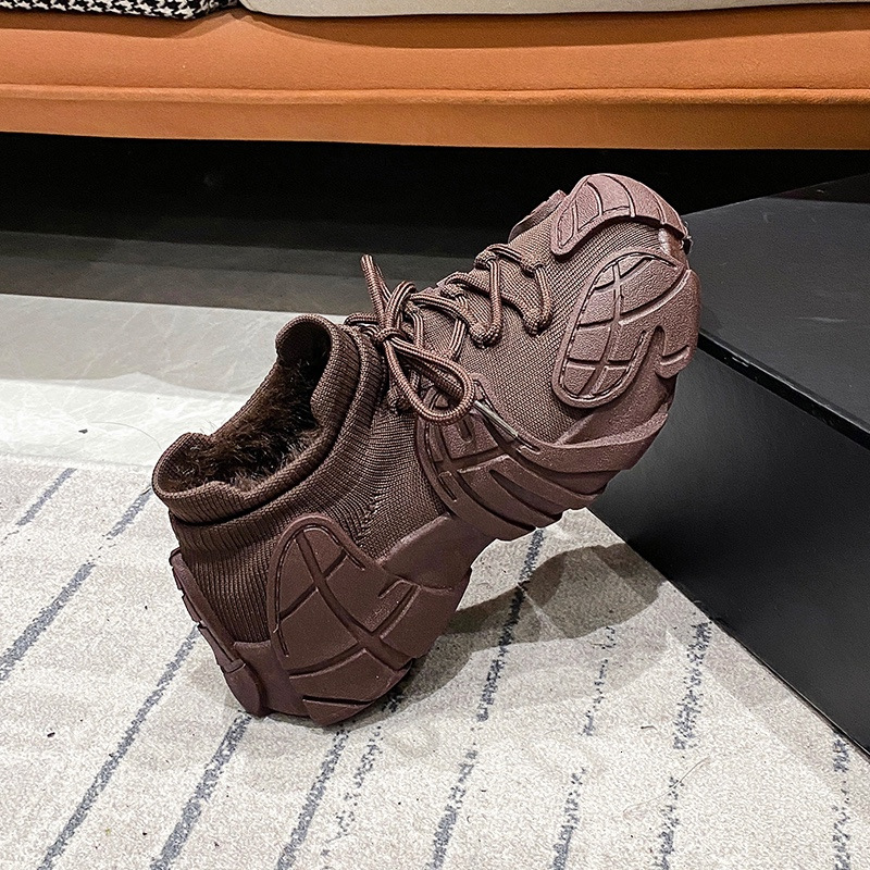 Sock 2025 New Casual Thick soled Women's Summer Breathable Octopus Flying Weaving Sports Shoes Large Size