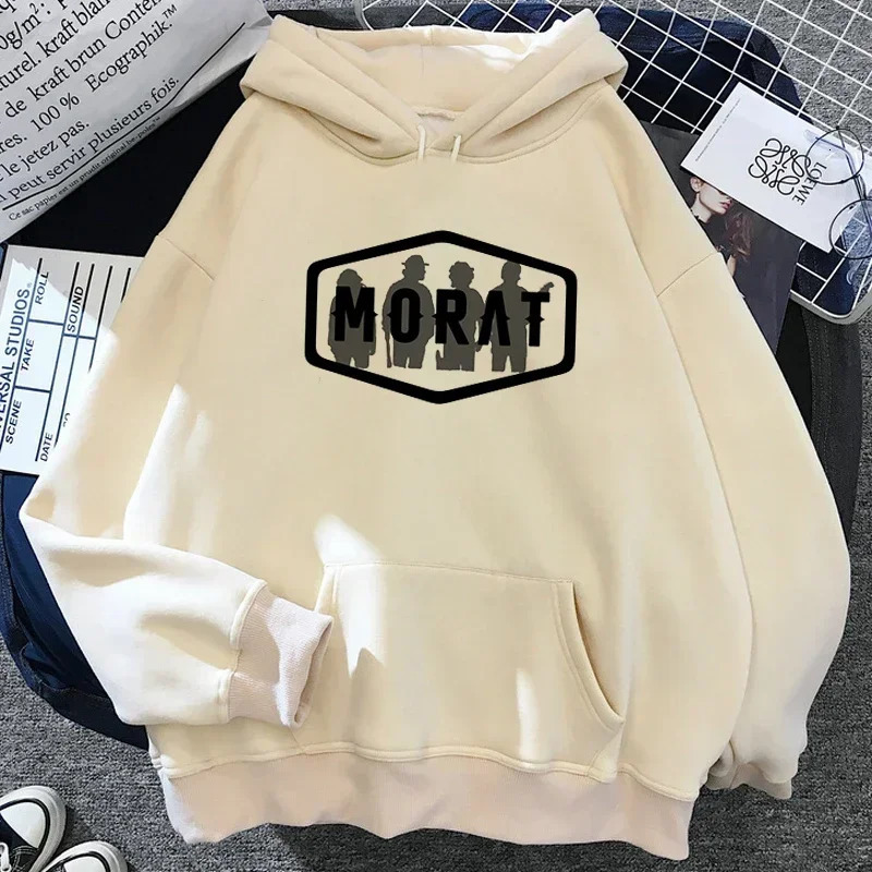 Unisex Pullover Morat Print Women Hoodies Hip Hop Sweater Graphic Manga Vintage Sweatshirts Ulzzang Winter Clothes Women 250320