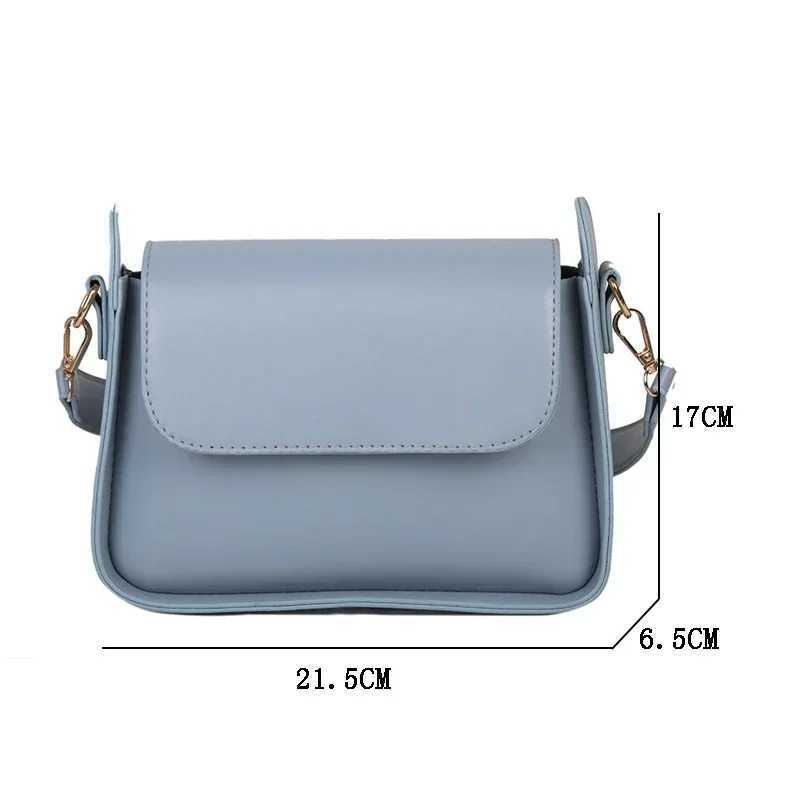 Womens Fashion Bag 2024 Crossbody Bag Womens Mini Handbag Small Wallet Messenger Bag Square Pu Leather Shoulder Bag Y250320