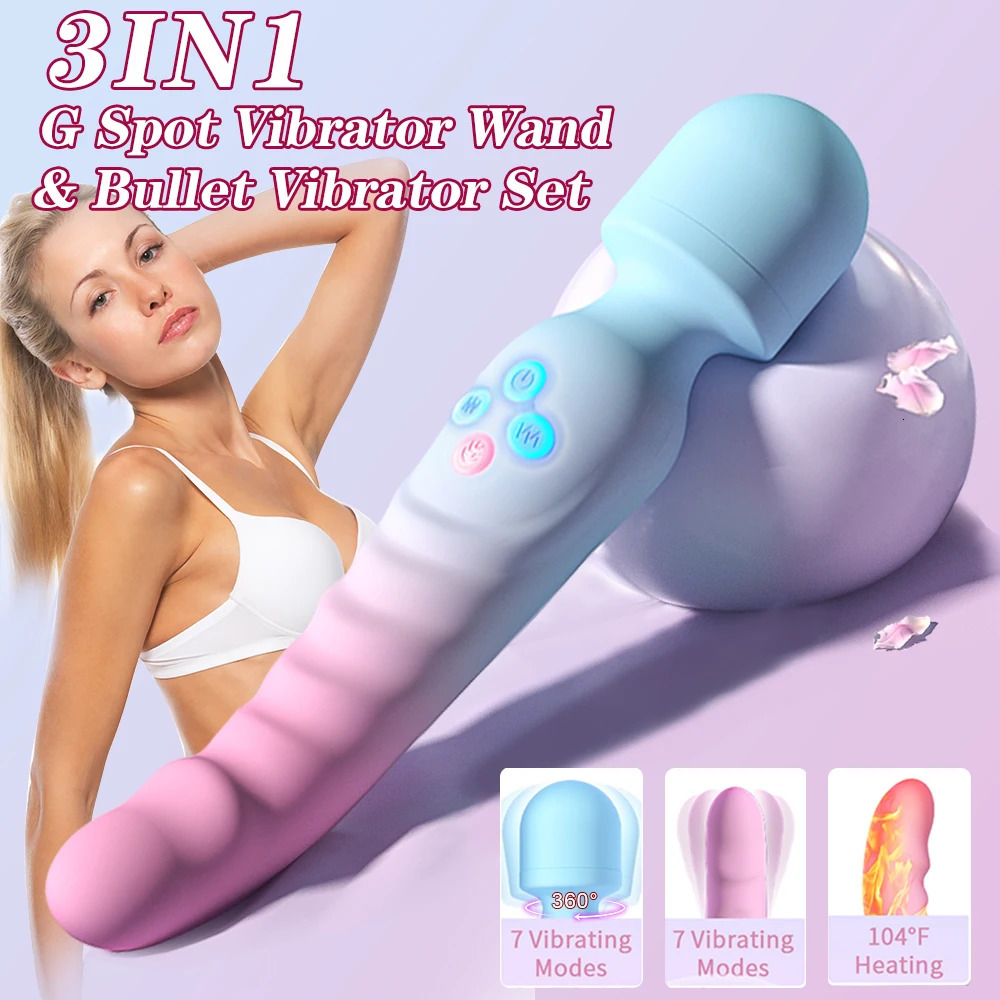 Powerful AV Vibrator for Women G Spot Dildos Magic Wand Clitoris Stimulator Female Vagina Massager Adults Sex Toys for Woman 250320