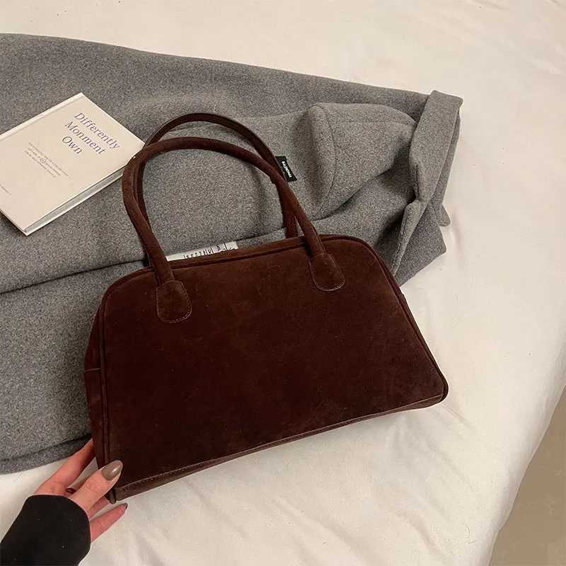 Niche Retro Single Shoulder Handbag Bowling Bag Matte Single Shoulder Cross Small Square Bag Y250319