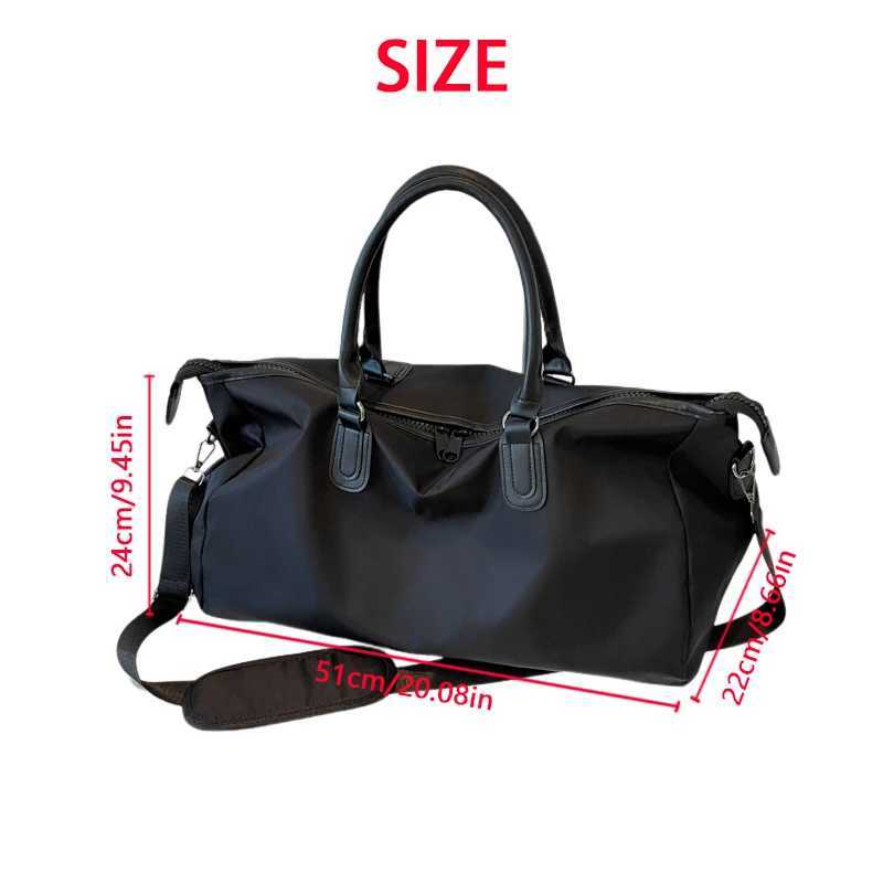 New Oxford Travel Bag Handbag Large Capacity Luggage Bag Neutral Shoulder Outdoor Handbag Weekend Waterproof Sports Fitness Bag Y250320