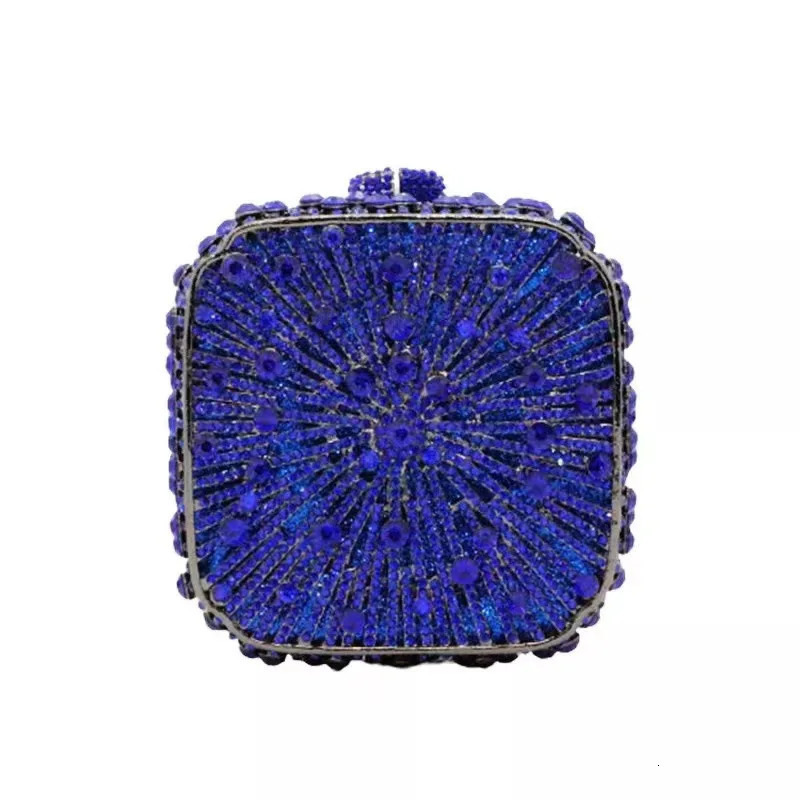 20 color womens crystal evening clutch bag dinner day banquet gemstone mobile wallet handbag 250317