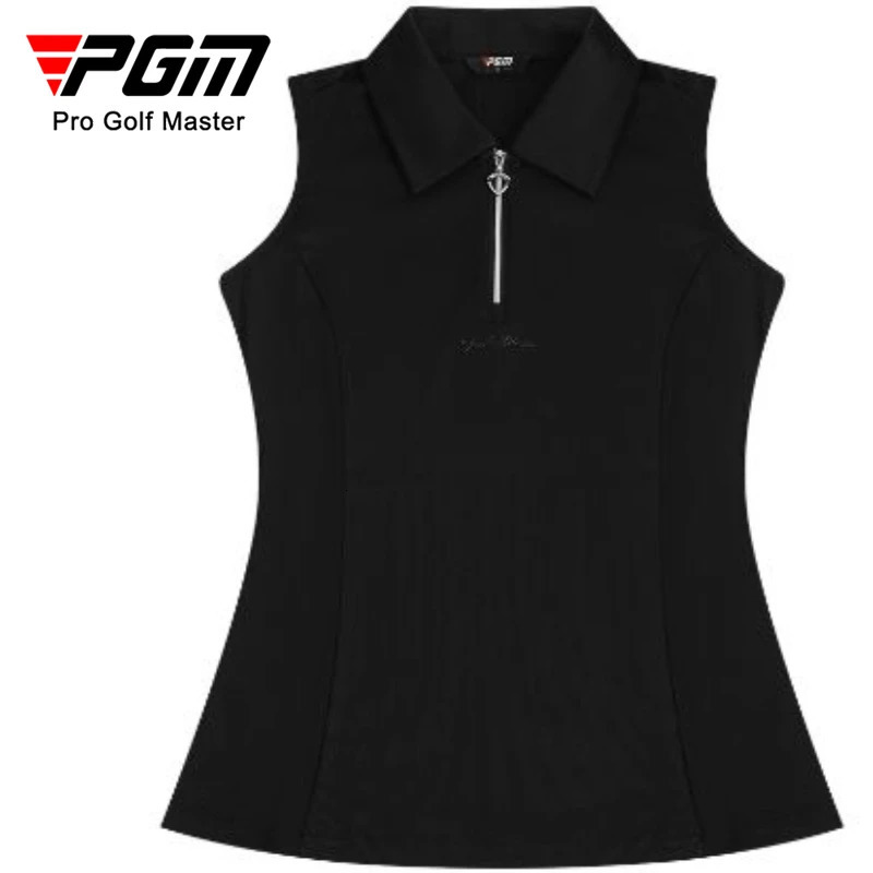 PGM Womens Golf Sleeveless T-shirt Spring/Summer Tennis Polo Shirt Sports Top YF792 250321