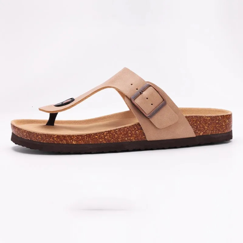 Comwarm Clogs Womens Sandals Fashion Cork Mens Flat Mule with Adjustable Buckle Outdoor Non slip Beach Slide 250321BJ - view 5