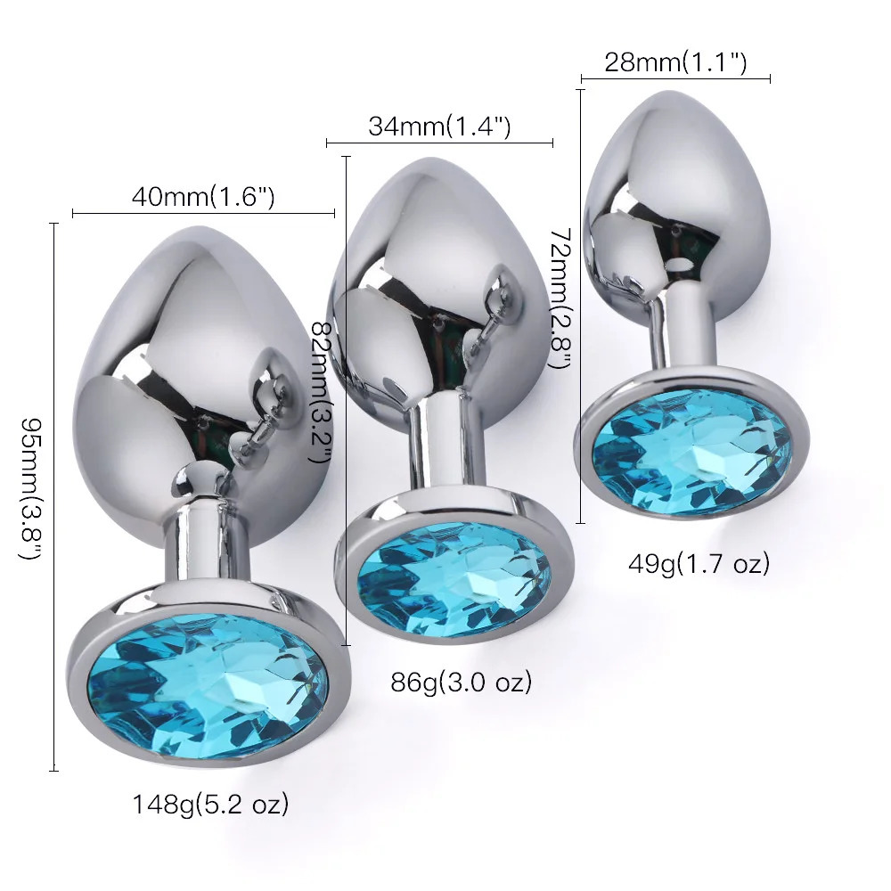 Toys for Adults Plug Anal Jewelry Round Butt Plug Stimulator Sex Toys Dildo Stainless Steel Anal Plug for Gay Couple Anal Plug 250320