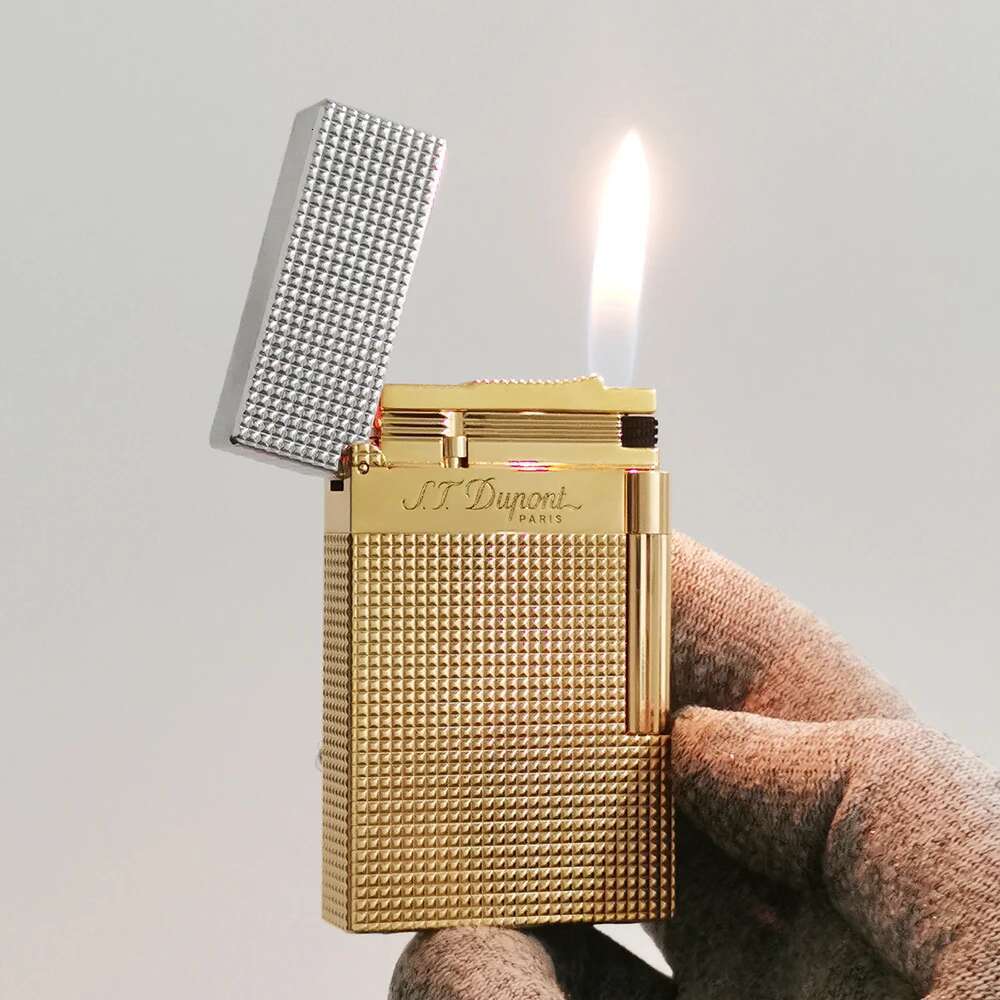 Unique DP Lighter Butane Gas Heavy Metal Cigarette Accessory Tobacco Men Gifts Collections Gatsby Clear Sound