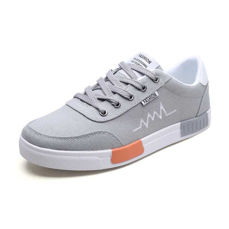 Mens shoes 2024 new breathable canvas shoes mens fashion version mens sports and leisure board shoes detachable Y250320