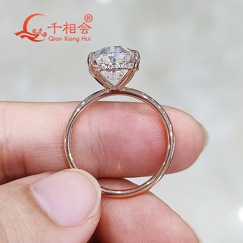 8ct 10*14mm oval Pigeon eggs ring D vvs white moissanite S925 Sterling Silver Jewelry wedding Ladies