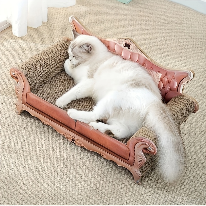 Elegant Kitten Nest Combining Sleeper Sofa & Claw Grip Surface