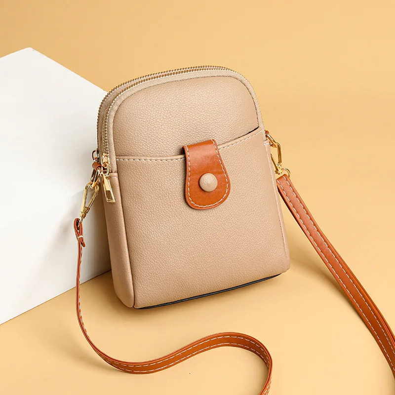 PU Leather Shell Shoulder Crossbody Bag Female Solild Color Small Handbags For Women Simple er Phone Purse 250314