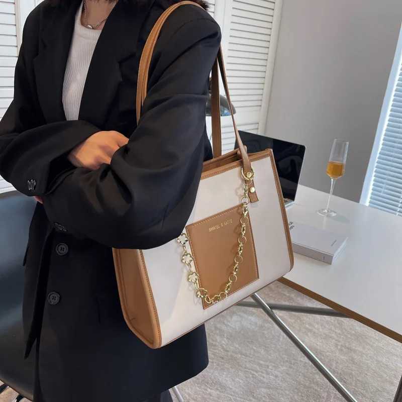 CGCBAG Womens Fashion 2022 Simple Large Capacity Womens Shoulder Bag Retro High Quality Leather Luxury Design Handbag Y250320
