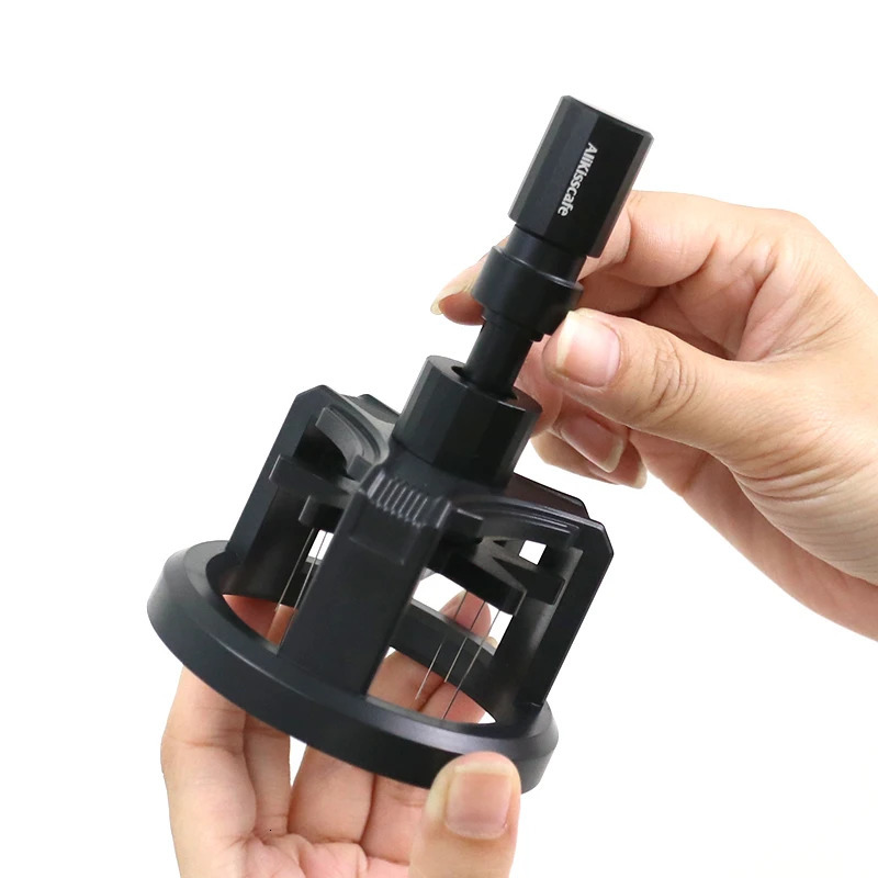 ALIKISSCAFE WDT Tools Rotary 51mm 54mm 58mm Espresso Stirrer Needle Distributor Magnetic Coffee Maker Accessories Barista Tools 250321