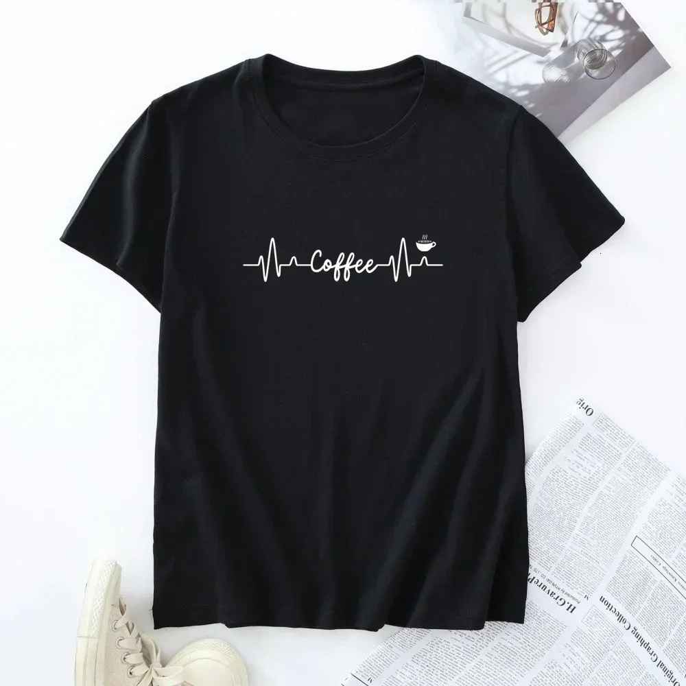 Plus Size Women Tees Summer Woman T Shirts Short Sleeve T-shirt 100% Cotton Womens Tops Clothing Female Tshirt 250320