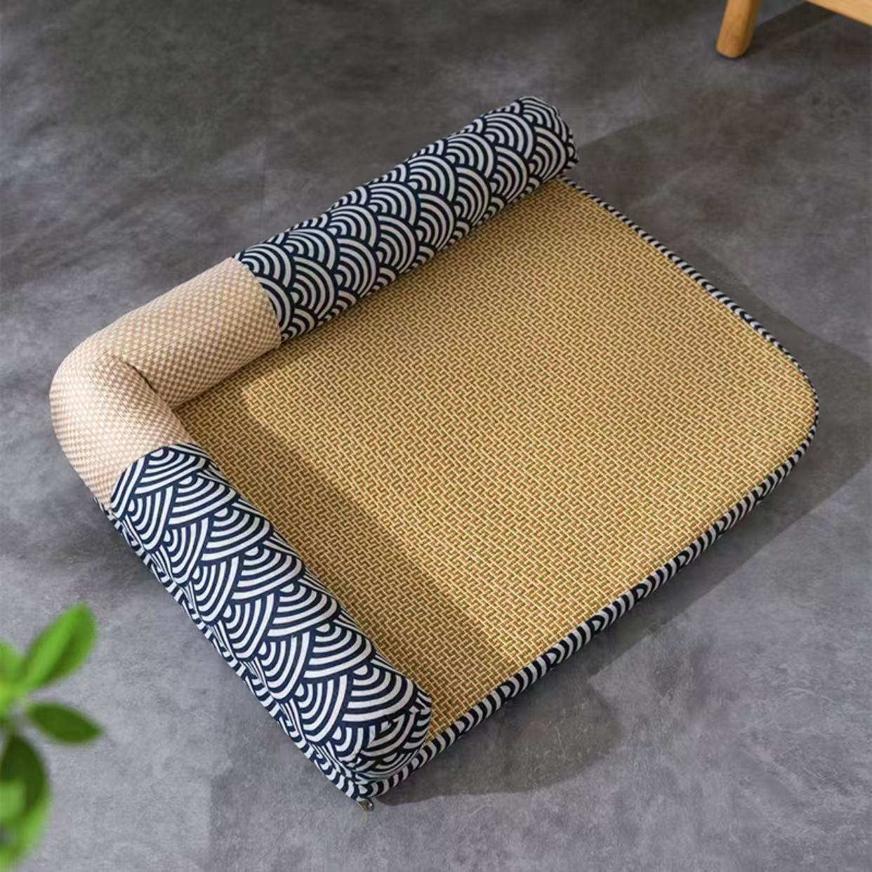 Dog Nest Four Seasons Universal Cooling Mat Nest Summer Removable and Washable Dog Sleeper Mat Small Dog Cooling Mat Summer Cat Nest Pet Supplies
