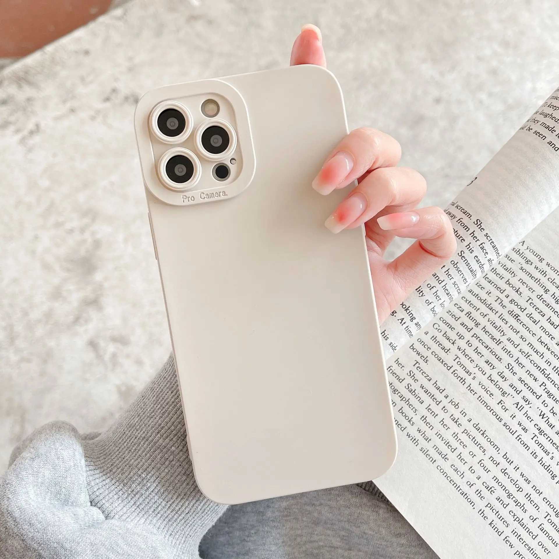 High end black shockproof silicone TPU phone case suitable for 16 15 14 13 12 Pro 11 Pro Max X XS XR 7 8 SE mens protective lens coverXJ250321