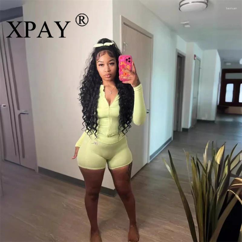 Womens Tracksuits 5pcs Wholesale Bulk Items Lots Long Sleeve Top Shorts Suit Sports Yoga Sexy Short Sets For Women 2 Pieces 2025 Spring Y2k