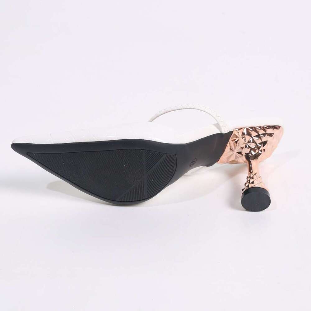 High Heel High Heels Pointed Trendy Hot Selling New High End And Versatile Women S Sandals With Empty Toe Caps