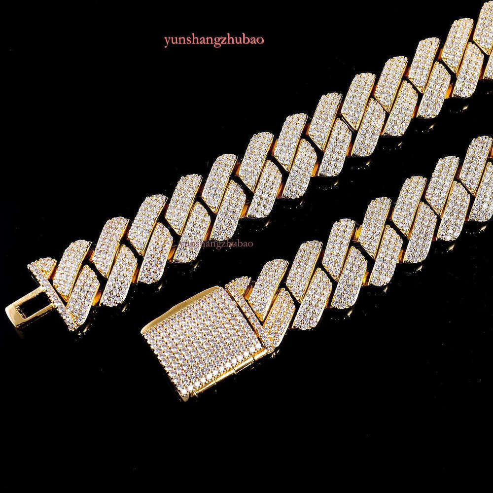 New Designer Necklace Necklaces Pass Dia Test 8-14Mm Wide Gra Moissanite Gold Sterg Sier Cuban k Chain For Men Hip Hop Chains