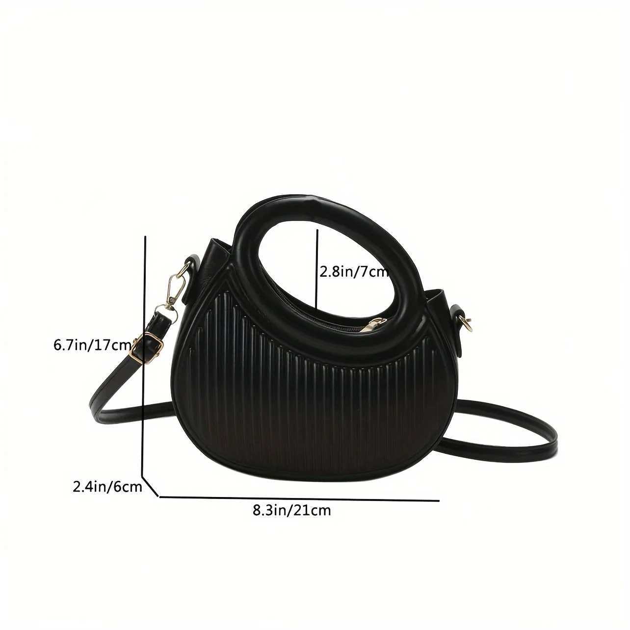 Fashionable striped design womens cross body bag elegant synthetic leather handbag wallet luxurious appearance shoulder bag suitable for daily use Y25