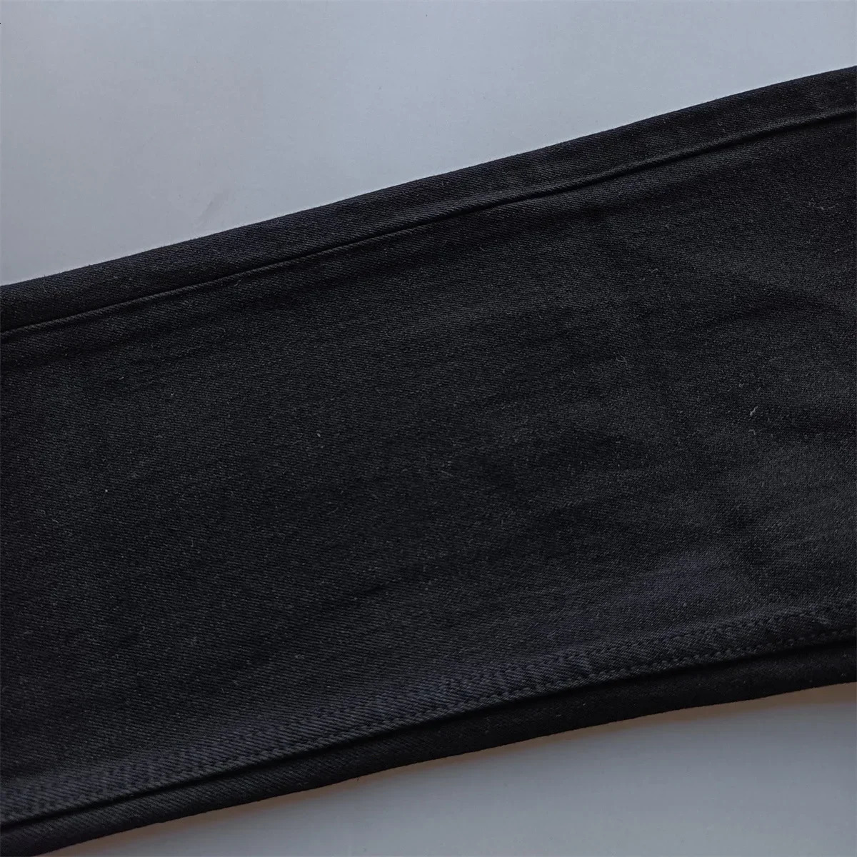 Cross Jeans Men Classic Retro wash black Letter Embroidery Trend Daily Casual Low Rise Stretch Skinny Jeans Pants 250320